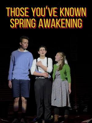 Not gone 💔 #SpringAwakening #SpringAwakeningMusical #theater #theatertok #theatertiktok #theaterkid #theaterkidcheck #theaterkidsbelike #theaterchallenge #musical #musicaltheater 