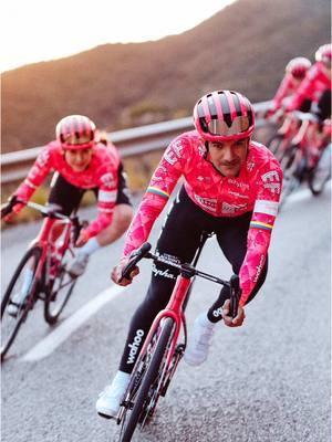 We're riding into 2025 with a new shine. Come along for the adventure. ✨Link in bio to discover our new kit. 🔗 #efprocycling #efeducationoatly #newkit #cycling #kit #rapha #2025 