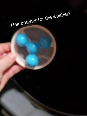 Not sure how I feel about this product... Hoped it would get a little more, but at least it caught some! 🤷‍♀️ #haircatcher #washingmachine 