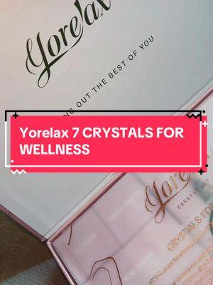 Yorelax 7 CRYSTALS FOR WELLNESS! @Yorelax  I just loveee this set. Very beautiful 🥰💕 Get yours today!  #fyp #foryou #foryoupage #healing #yorelax #healingcrystal #healingcrystals #Crystals #wellness #wellnessjourney #wellnesstok #raetruth #rae #spirituality #spiritualtiktok #Spiritual #viral #fypシ 