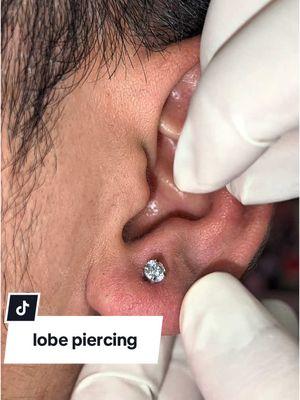 lobe piercing #lobepiercing #piercing #piercings #earpiercing #piercingstudio #piercingcheck #piercingtok #piercingsoftiktok #piercingfreak #helixpiercing #flatpiercing #daithpiercing #vairal #fyp #allfake⚠️ 