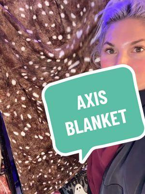 THE AXIS BLANKET IS BACK!!!! “The wait is over… our ✨best-selling✨ Axis Blanket is BACK IN STOCK! 😍 Cozy up with this perfect blend of style and comfort 🦌🤍 Snag yours before they’re gone again! 🛒✨ #C#CozyVibesA#AxisBlanketH#HomeDecorGoalsS#StayWarmInStyleS#ShopSmallB#BackInStockM#MustHaveSnuggleSeason #axisdeer #huntingseason 