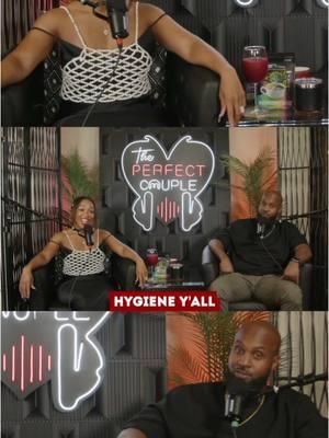 Have you ever had to confront someone you care about regarding their hygiene? Share how that conversation turned out in the comments! The Perfect Couple Podcast Season 4: Hygiene 📍Available to listen on any podcast platform 📍Watch Full Episode on “The Perfect Couple Podcast” YouTube Channel #theperfectcouplepodcast #blacklove #relationshipgoals #relationshippodcast #fyp #hygiene 