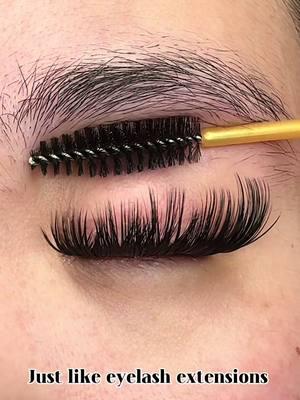 Do my Wispy Lash Extensions with “DIY clusters FM15”. Shop link in Bio #clusterlashes #diyclusterlashes #wholesalelashes #eyelashextension #lashvendor #wholesalelashesvendors 