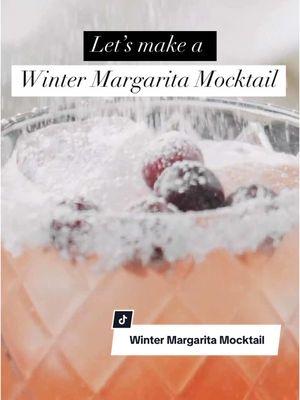 The "new year, new you" will LOVE this Winter Margarita mocktail. 👇   Recipe ❄️ - Salt - 2 ounces @Ritual Zero Proof Tequila Alternative - 1 1/2 ounces cranberry juice - 1/2 ounce lime juice - 1/2 ounce orange juice - 1/4 ounce simple syrup - Cranberries - Powdered sugar   Directions 🍹 Rim a glass with salt and set aside. Combine Ritual, juices and simple syrup into a shaker with ice. Shake and strain into the rimmed glass. Garnish with cranberries. Dust the cocktail with powdered sugar for that extra winter touch.   Click the link in our bio and view our blog for more mocktails!    #margarita #nonalcoholic #tequila #ritualzeroproof #mocktail #mocktails #mocktailrecipe #mocktailrecipes #wintercocktails #dryjanuary #dryjanuary2025 #cranberries #powderedsugar #fyp 