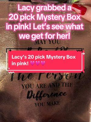 @LacyBarker20 grabbed a 20 pick Mystery Box in pink! I hope your happy with your picks! #livethelifeyouwant #mysterybox #asmr #BookTok #empoweringwomen #community #SmallBusiness #subscriptionbox #affirmations #creatorsearchinsights 