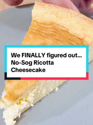 Ricotta cheesecake is the dream, but it often evokes something served out of a wet plastic bag—grainy, loose, soggy. Some-odd decades ago, Chris tried a version in an East Village Italian restaurant that delivered on the promise; it was light, creamy, and bright, and most of all, held together. “I kept coming back to that ricotta cheesecake of so long ago,” Chris wrote, longingly, in our magazine. Years later, we finally got to the bottom of it. A little semolina flour helped soak up the extra moisture, and an extra egg, which allowed us to simply bake the cake in a 350°F oven for 40 minutes and still get a light texture. Plus, no water bath. It’s cracked, and we’re fine with that. Get the recipe for Ricotta-Semolina Cheesecake via the link in our profile → @177milkstreet #milkstreetrecipes #milkstreetbakes #dessertrecipe #dessert #cheesecake #EasyRecipe #baking 