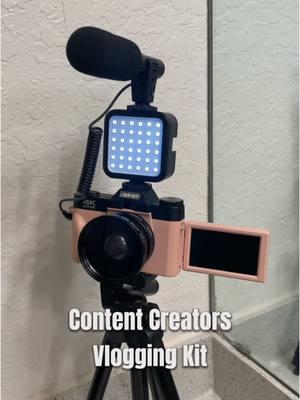 Make your content creation journey easy with this vlogging kit #vloggingkit #portabletripod #vloggingcamera 