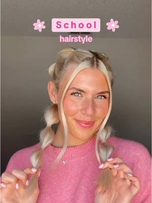 school hairstyles inspo ✨💕🎀 I haven’t done bubble braids like this in so long!! they’re so cute 🥹🫶 #taylorxhairstyles #schoolhairstyles #school #easyhairstyles #hairtutorial #bubblebraids 