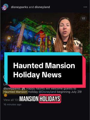 I can’t decided if I like this change or not… I love both versions and really think the Nightmare Before Christmas is a Halloween movie. #greenscreen #hauntedmansionholiday #hauntedmansion #disneyland #disneyparks #disneynews 