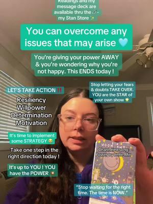 It’s time to MAKE THINGS HAPPEN ! #tarotok #toughlovetarot #HealingJourney #spirituality #resiliency #motivationoftheday  