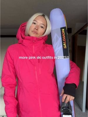 the year of pink! 🎀 #skiwear #skiootd #skioutfits #skibrand #halfdaysski 