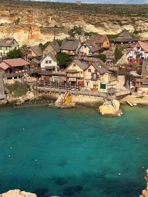 Built for a movie, left for the world to explore—this hidden gem will blow your mind! #malta #popeyevillage #europe #travel #neverunpacking #movieset #popeye @Popeye Village Malta 