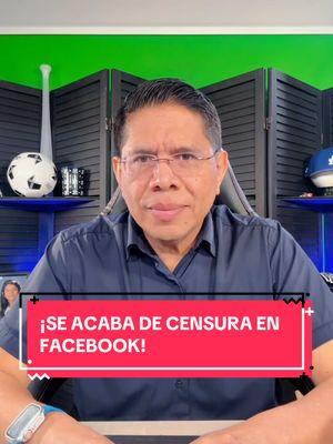 ¡SE ACABA LA CENSURA EN FACEBOOK! #facebook #zukemberg #censura #eeuunicaragua🇺🇸🇳🇮 #diasporanicaraguaestadosunidos #nicaragua🇳🇮 #nicaraguatiktok #ortegamurillodictadores #sosnicaragua #exilionicaraguense 