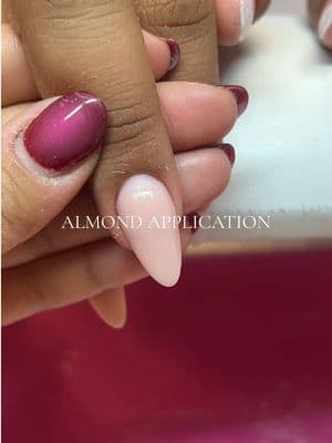 almond application 💫  Using: @Lé Moné 💖 • Acrylic Cover Acrylic “Nudish” - use code : ANDREA ✨ #rva #rvanails #shoplemone #804nails #application #watchmework #nailday 