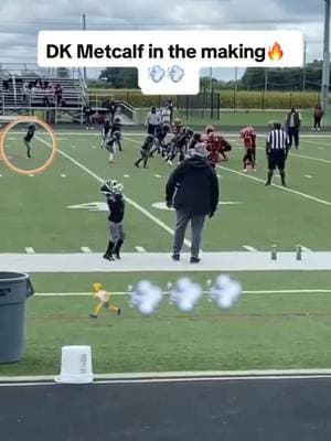 Tracked him down! 💨 (via hypehighlights_101/IG) #football #metcalf #dkmetcalf #tackle #track #speed #highlights #youth #youthfootball #athlete #sports