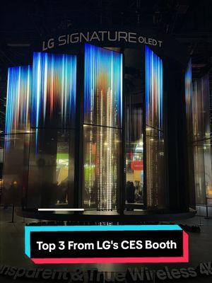 LG always goes big for CES but this year they came with a gigantic OLED transparent TV display, an in vehicle AI experience and the LG StanbyME 2 concept that we love. #lg #transparenttv #tv #ces2025 #ces #tvtok 