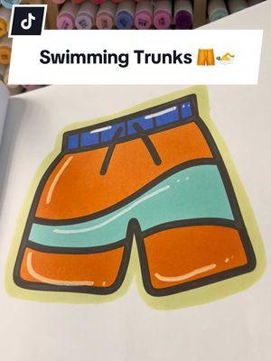 swimming trunk asmr🏊‍♂️🩳 #relax #markers #ohuhumarkers #amazoncoloringbooks #amazonfinds #creatorsearchinsights #Summer #coloringbook #fyp #foryourpages #asmrsounds #asmr #coloringbookforadults #colouringbook #swimming 