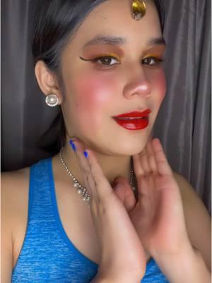 The Princess Jasmine’s turning to make up eyeshadow color your favorite Disney Princess       @jharna bhagwani #Asoka #makeuptransition #princess #disneyprincessmakeover #asokamakeup #jharnabhagwani