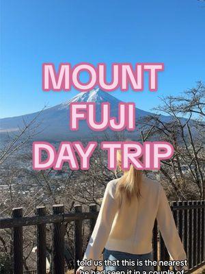 Mount Fuji, you were a dream come true!! Take a day trip from Tokyo, this is your sign!! 🗻 #mountfuji #japantravel #tokyojapan #mtfuji 