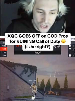 XQC GOES OFF on COD Pros for RUINING Call of Duty but is he right? 😮 #cod #bo6 #rankedplay #codleague #xqc 