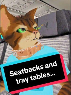 At least I don’t have to be in an emergency row for free extra leg room… #gato #airtravel #shortking #vrchatfurry #vrchat #furry #furrytrash 