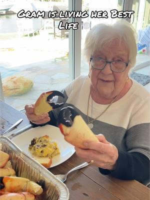 Gram is loving living off the land in Key West, Florida #stonecrab #keywest 