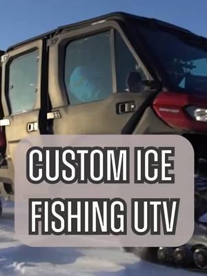 Custom Ice Fishing UTV #utv #icefishing #sxs #custom