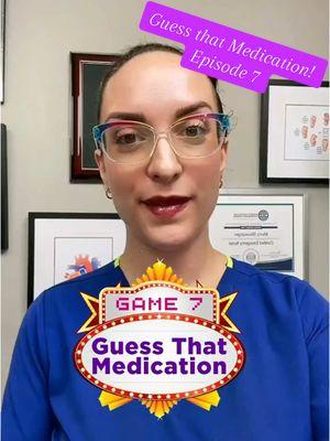 It’s time for Guess that Medication Episode 7! Put your pharmacology knowledge to the test and see if you can name these common medications. Don’t forget to tell us how many points you get in the comments!! #GTM #guessthatmedication #NursingStudent #quiztime #NursingSchool #nurseeducator #Nurse #RN  ⁠ #NCLEX #Pharmacology #nursesoftiktok