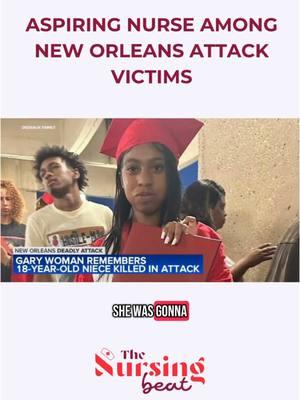 Family and friends are mourning the tragic loss of Nikyra Dedeaux, an aspiring nursing student with a bright future, who was killed in the Bourbon Street attack in New Orleans on New Year's Eve.  #NurseNews #HealthcareNews #NursesonTikTok 