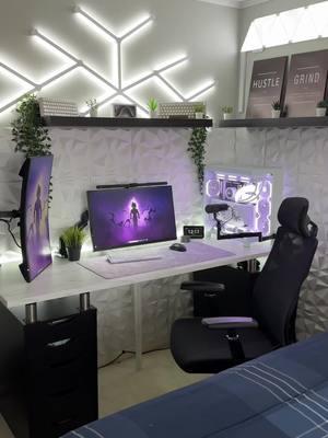 #tech #GamingSetup #techtok #pc #desksetup #whitesetup 