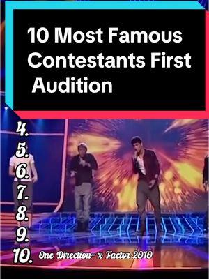 10 most famous contestants first audition #songs #playlistlive  