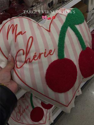 Part 2 finds @target  🎯the cutest Valentine’s Day pillows #target #ValentinesDay #targetvalentines #targetfinds #cherrypillow #bowpillow #comeshopwithme #targethaul #targetfinds #fyppppppppppppppppppppppp #adayinmylife #valentinesdecor 