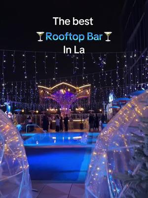 Such a fun experience and a really cool bar✨🍸❄️ @Level 8 DTLA #creatorsearchinsights #losangelesbar #lathingstodo #lafoodreview #larooftop #downtownla #DTLA #dtlafood #rooftopbar #larestaurants 