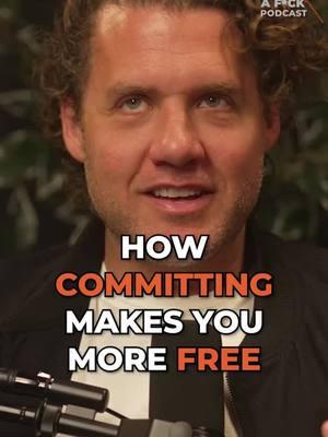 Most people misinterpret having a lot of options as having freedom. This is a common mistake. #markmanson #harshtruths #relationships #freedom #commitments