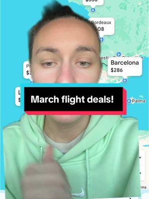 #greenscreen March flight deals are POPPING OFF #travelmore #flightdeals #flight #cheaptravel #traveldeals #travelonabudget #travelbudget #flighthack #europetravel #march #booknow #gooddeals #education #didyouknow #travel #2025travel #howtotravelmore #increaseyourtravelbudget #traveldeals 