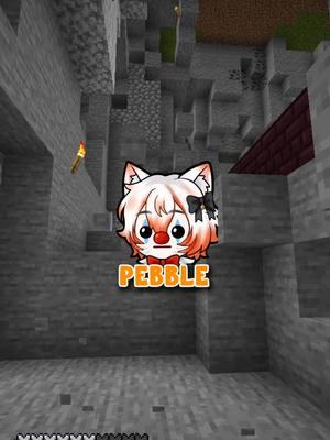 Meet the pebble #Minecraft #minecraftmemes #fyp #foryou #foryoupage #gaming #funny #wholesome #vtuber #tabbypac #pac