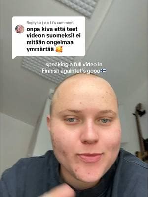 Replying to @j v v l i you can literally watch my eyes trying to think of what words to say now i’m TIRED  #finnishlanguage #finnish #finnishtiktok #suomi 