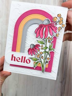 If you’re looking for a versatile paper cutting tool… Stampin’ Up!’s Everyday Arches would be top of my list to recommend! They go with just about any occasion, can be layered, can be mix and matched, and I know for me personally, I’m going to be using them a lot (sorry, not sorry)! I paired the colorful arches with a floral image from the new Mixed Florals Stamp Set.  Be sure to check out the Everyday Arches Bundle! #handmadecards #stampinup #papercrafting #makeitdontbuyit #stressrelieving #craftymom #creativemom #creativity #trysomethingnew #creativeoutlet #craftingfun #getcrafty #cardmaking #papercuts #papercraft #crafter #papercrafter