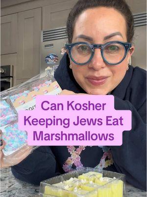 Replying to @Beppy there is also kosher beef gelatin but I find most kosher products are made with fish or vegan gelatin and our products are very clear about which kind #gelatin #marshmallow #kosherfood #jewishtiktok @OU KOSHER 