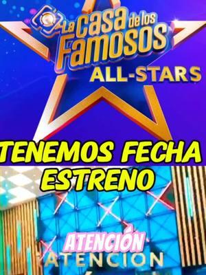 Tenemos fecha de lanzamiento para la casa de los famosos  all stars #LaCasaDeLosFamosos #AllStars2025 #RealityShow #DramaEnLaCasa #Telemundo #FamososEnAcción #LCDFAllStars #Estreno2025 #JimenaGallego #JavierPoza #DramaYEntretenimiento #FansDeReality #NoTeLoPierdas #CasaDeLosFamosos #TalentoLatino #usa🇺🇸 #mexico🇲🇽 #fypシ #viral #TeamAlicia #TeamIvonne #GanadorasLegendarias 