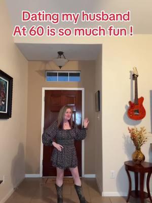 Dating my husband at 60 years old is so much fun!  Be sure and date your spouse ladies!  Losing 102 lbs. helped too!  #fitlifewithfink #menopausemom #gigiat60 #collagen