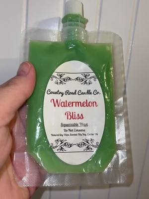 This squeezable wax is absolutely amazing. It smells so good. Keep your house smelling fresh!#waxmelts #squeezablewax #watermelonbliss 