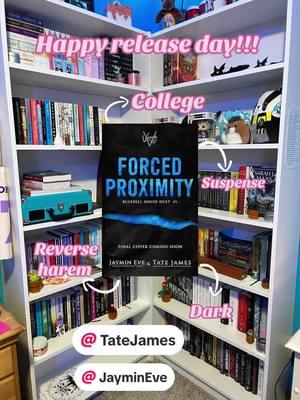 Currnetly 100 pages into this ARC read and it’s so good. I love tate james books and this is my first one by jaymin eve. They did such a good job writing all the characters. I can’t wait to see where this story is going #BookTok #releaseday #newbook #forcedproximity #tatejames #bookgirlies #booktokfyp 