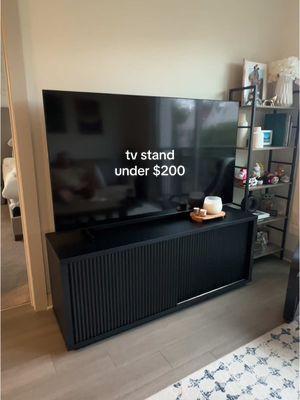 TV stand under $200 - and it’s HEAVY!! Love that it has storage too! It’s from walmart - linked on my LTK! #organicmodern #tvconsole #tvstand #mediaconsole #newfurtniture #walmarthome #fyp #livingroominspo @Walmart 