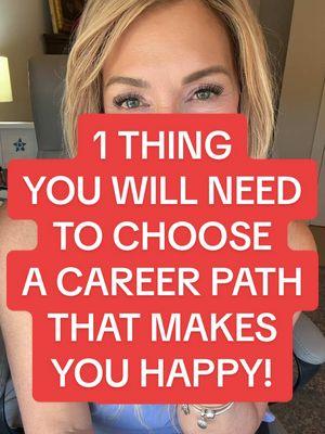 1 THING YOU WILL NEED TO CHOOSE A CAREER PATH THAT WILL MAKE YOU HAPPY!  #howto #careeradvice #careerpath #chooseacareer #career #job #2025 #jobsearch #jobopportunity #jobsearchtips #LifeHack #careerhelp 