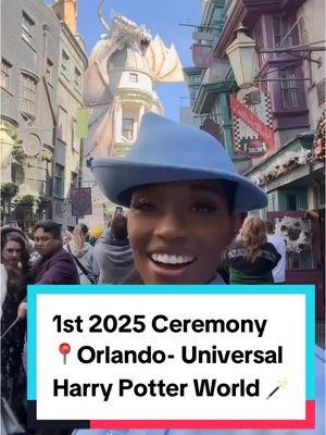 Guess where I officiated to kick off 2025?  #harrypotter #harrypottertiktok #harrypottercosplay #cosplay #diagonalley #veela #weddingofficiant #orlandowedding #orlandoweddingphotographer #orlandoweddingofficiant #orlandoofficiant #universalstudios #universalorlando 