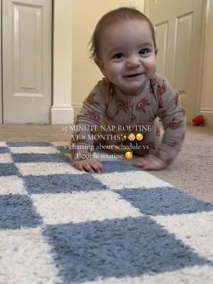 There has been 0 schedule with this one from day 1 but lowkey it’s easier this way #MomsofTikTok #momcontent #momchat #babyboy #8months #naproutine 