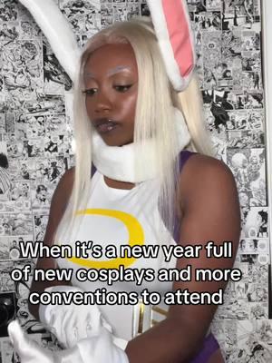 Love a new cosplay 🤍🐰 #blerdtok #blackcosplayersupremacy #cosplay #mirkocosplay #mirkobnha #mhacosplay #animetiktok #animecosplay #blerdgirl #blackcosplaygirl 