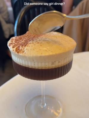 You'll never believe what this soufflé espresso martini is made from ... #espressomartini #souffle #palmbeach 